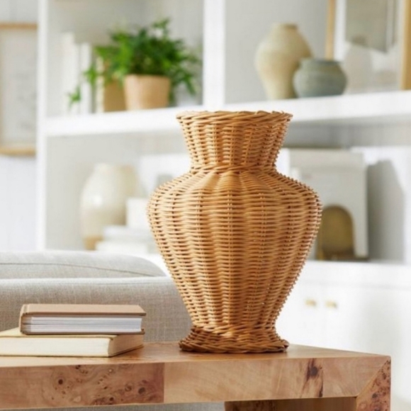 Threshold Accents Threshold X Studio Mcgee Light Woven Rattan Vase